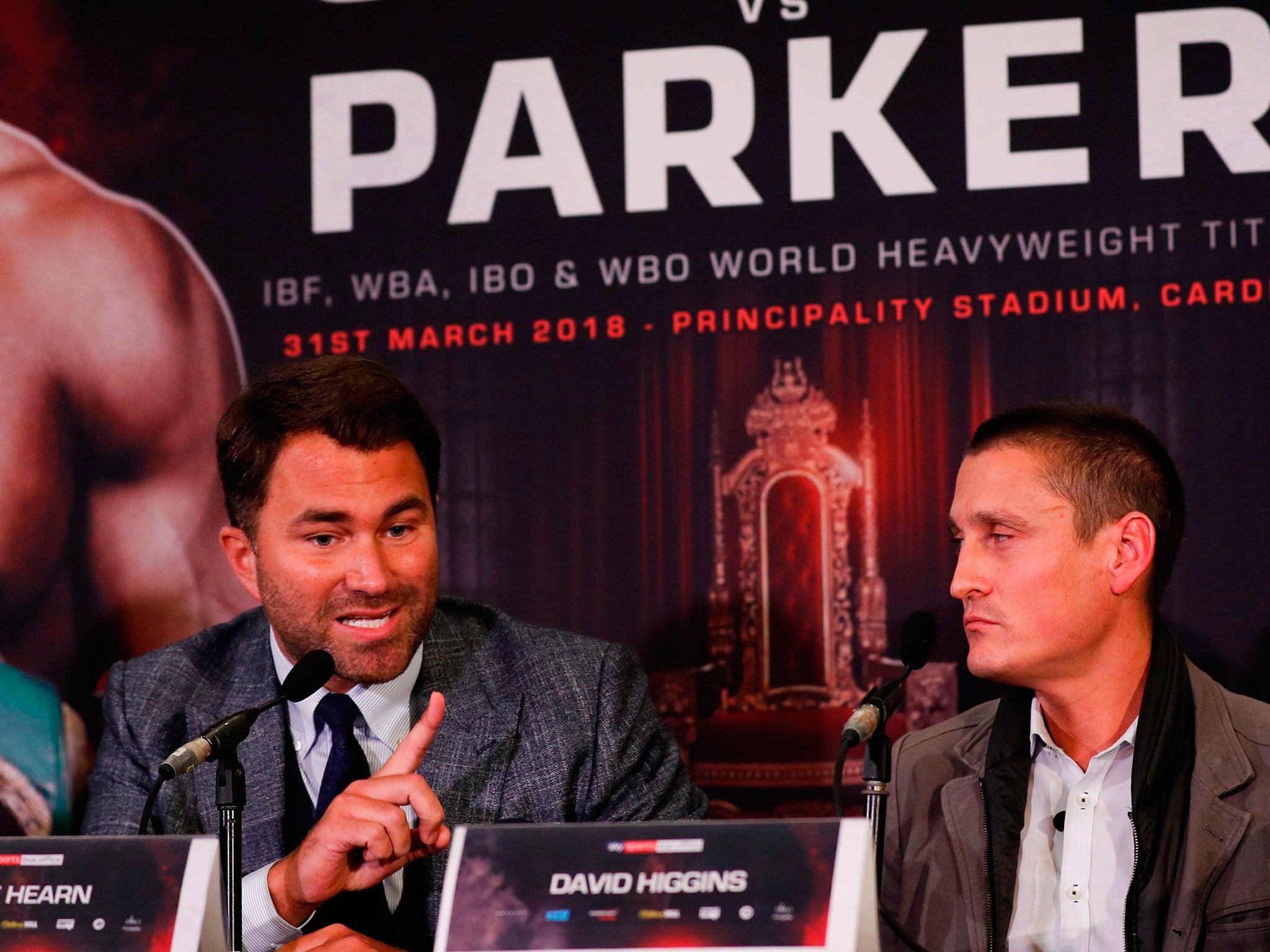 Eddie Hearn believes Britain is ahead of other nations when it comes to drug testing