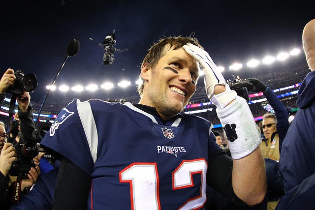 Tom Brady led the New England Patriots into a third Super Bowl in four years