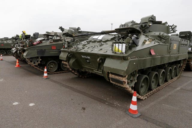 Warrior armoured fighting vehicles in Estonia are just one example of the UK's military contributions to the continent