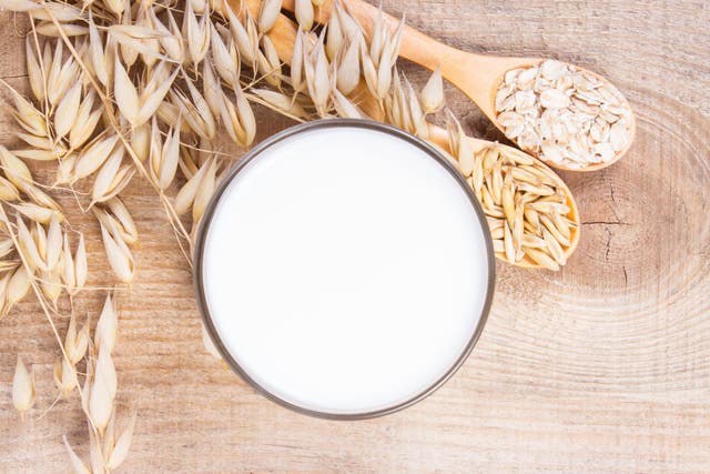 Almond, cashew, hazelnut, macadamia – there's a milk made from each. But oats use six times less water to grow than almonds, making it a far better option