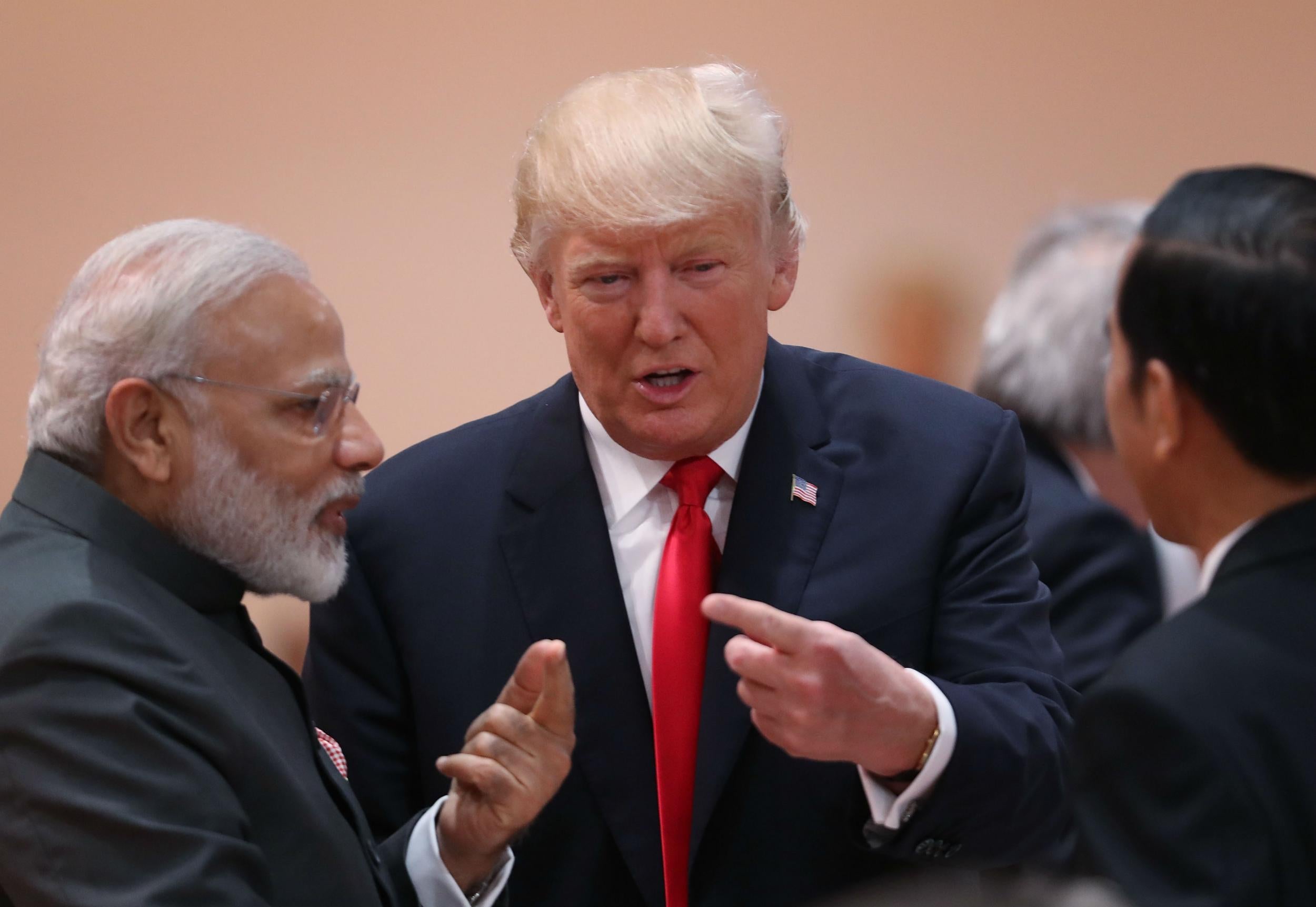 Donald Trump 'imitates Indian Prime Minister Narendra Modi's ...