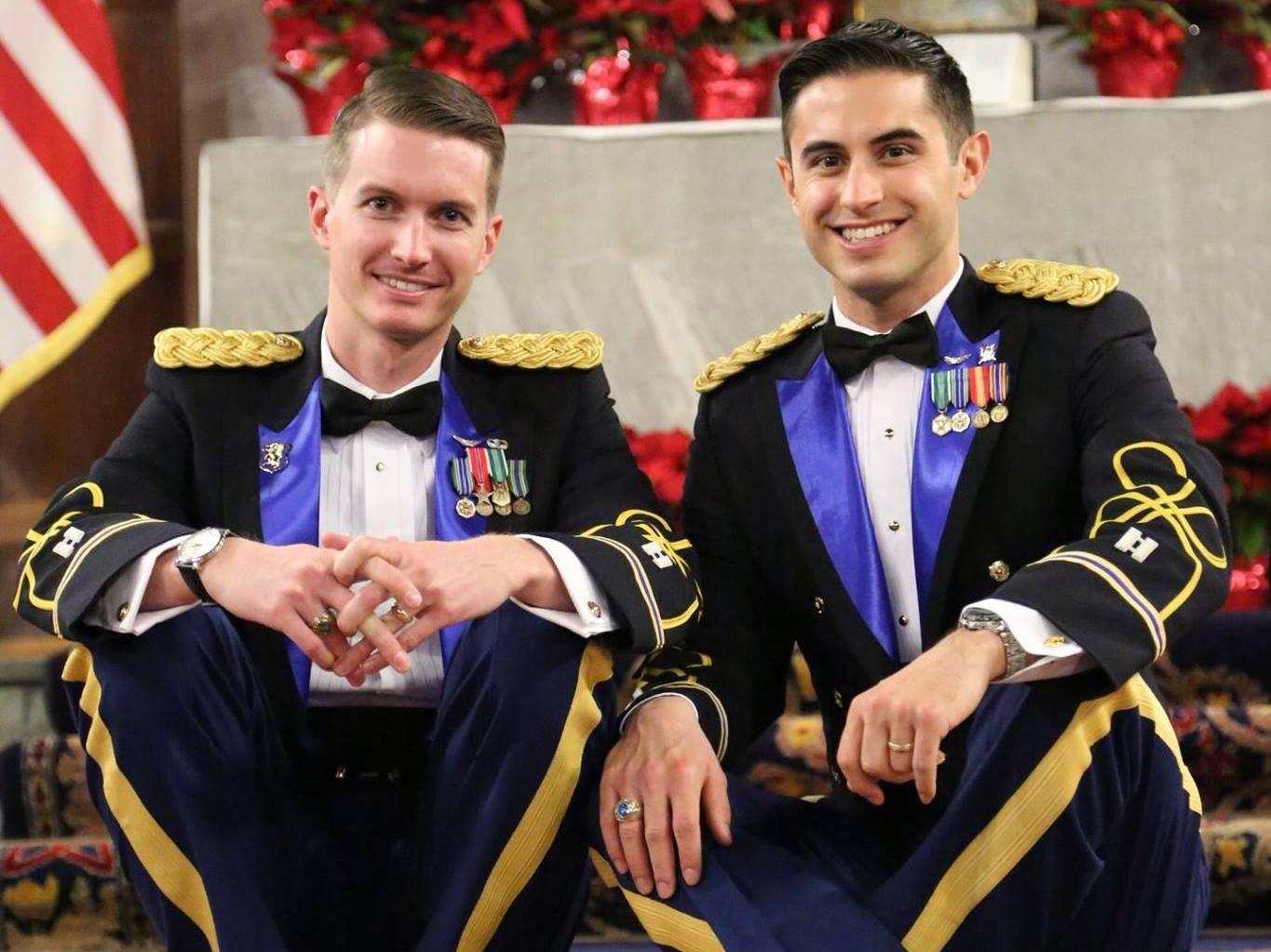 Apache helicopter pilots become first active-duty same-sex couple to marry at West Point The Independent The Independent Porn Photo