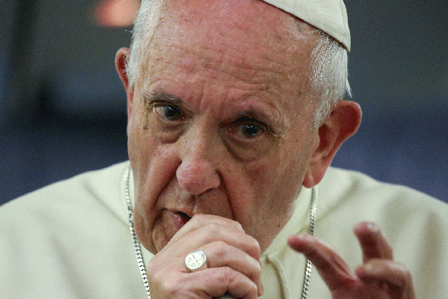 The Vatican has clarified what it said were the pontiff's views