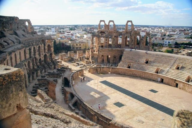 Tunisia has many ancient Roman sites, such as the Amphitheatre of El Jem