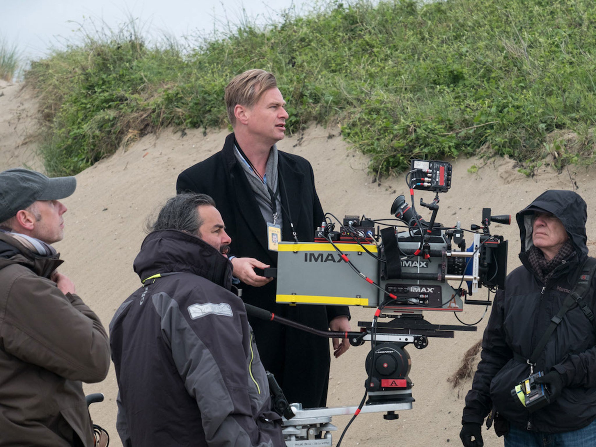 Christopher Nolan on the set of ‘Dunkirk’ (Warner Bros/Kobal/Rex)