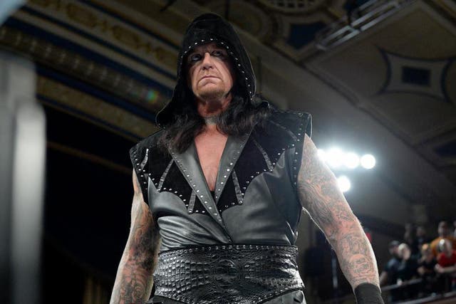 The Undertaker in action at the Manhattan Center