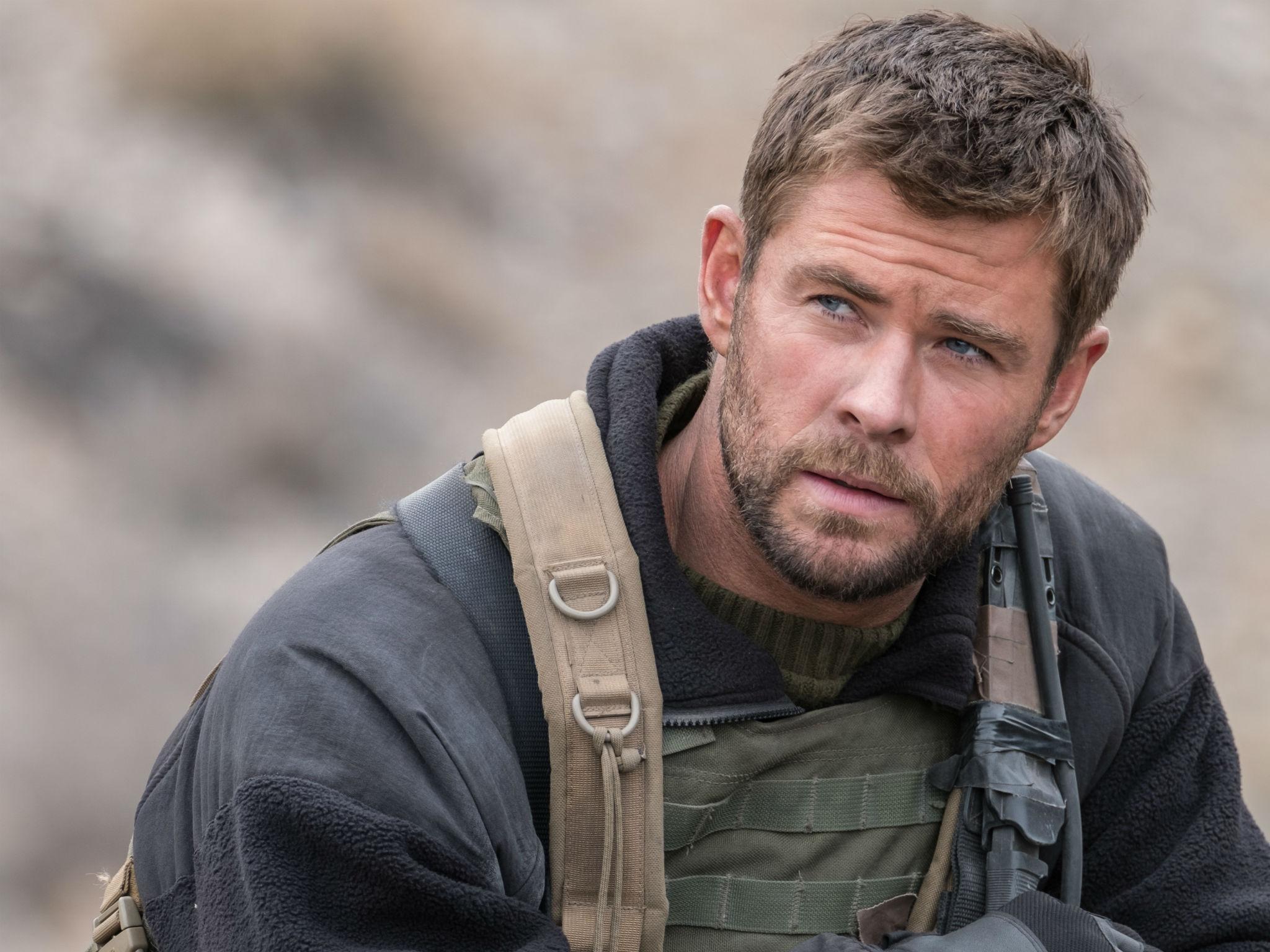 Chris Hemsworth plays Captain Mitch Nelson, sent to Afghanistan after the 9/11 attacks in '12 Strong'