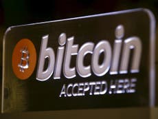 Bitcoin value up and down after hitting new record high