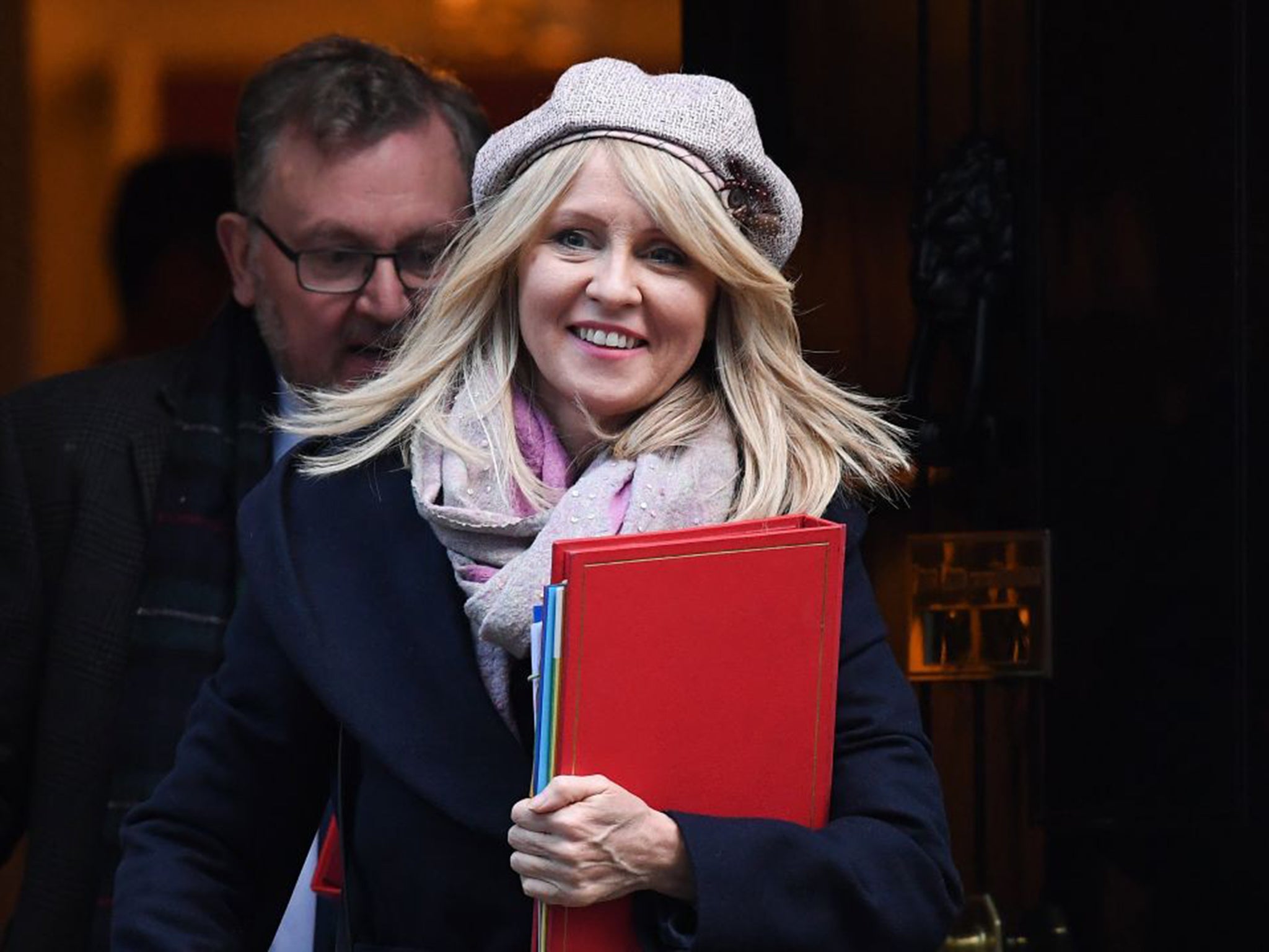 Esther McVey conceded there was ‘no point’ in fighting publication any longer