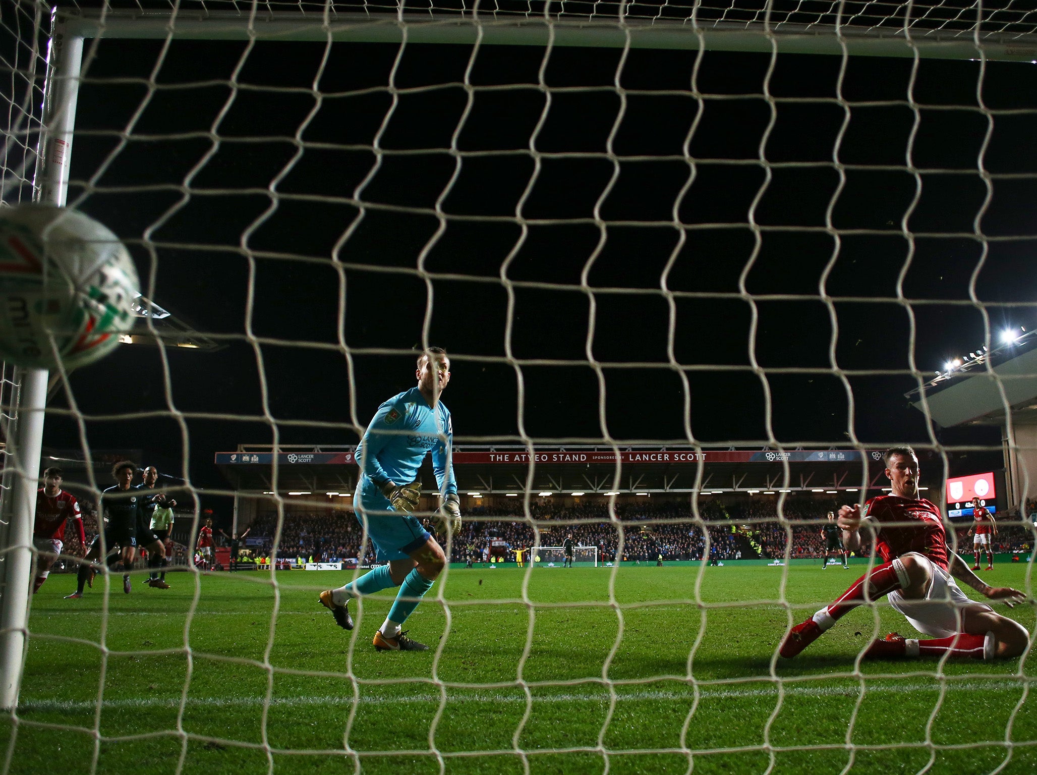 Leroy Sane's strike finds the back of the net