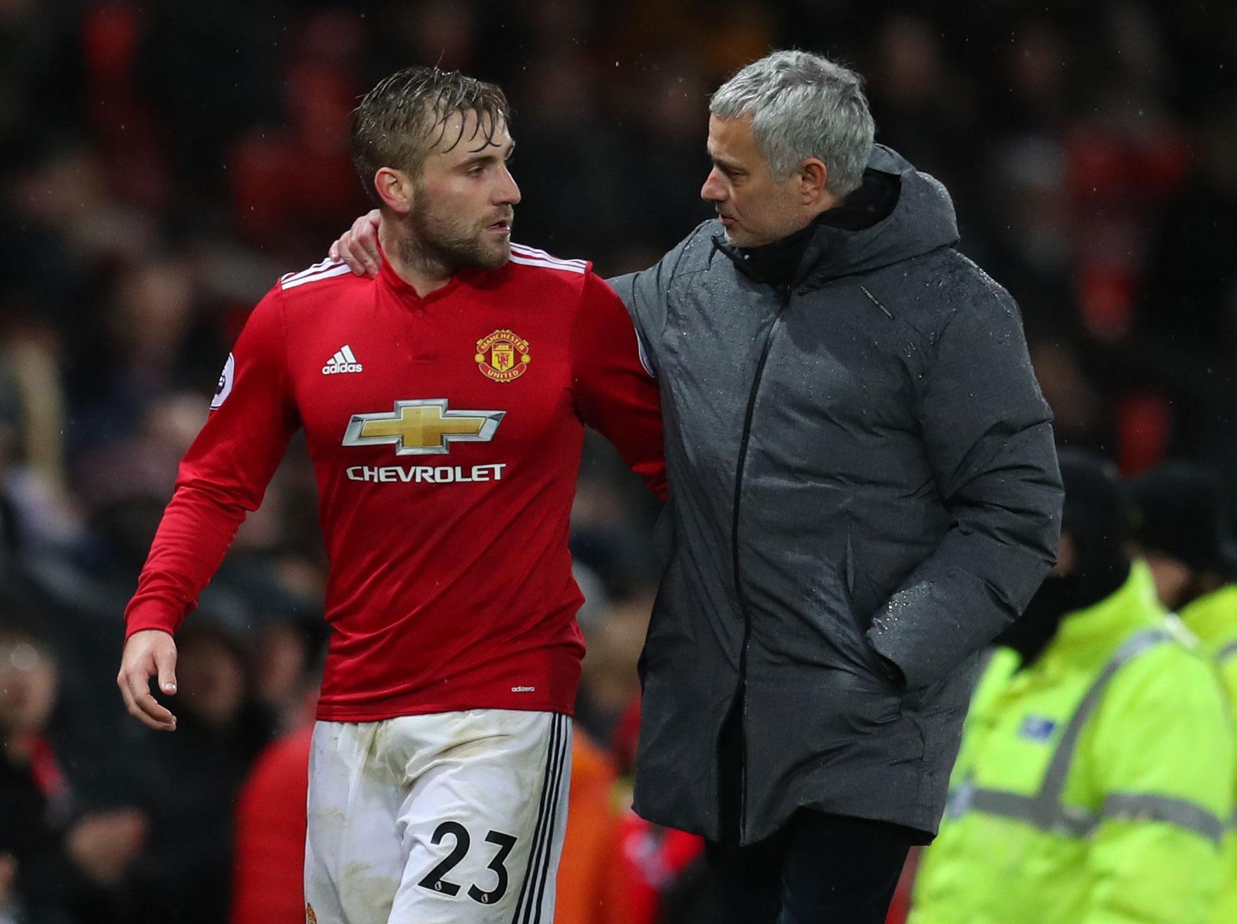 Luke Shaw's application has persuaded Jose Mourinho to change his transfer plans