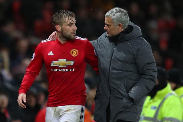 Luke Shaw's application has persuaded Jose Mourinho to change his transfer plans