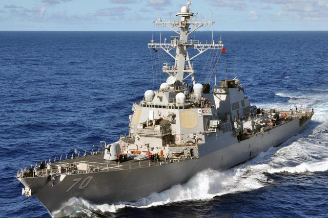 The USS Hopper came within 12 nautical miles of the disputed South China Sea island territory