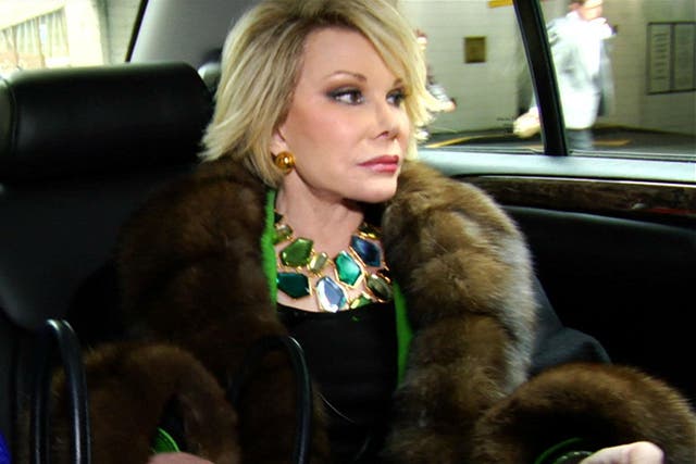 The documentary follows Joan Rivers for 14 months of her life in her mid-seventies in a relentless pursuit of work