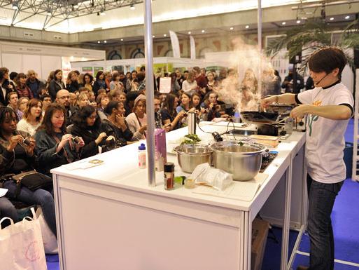 Head to the cooking demonstrations for vegan inspiration