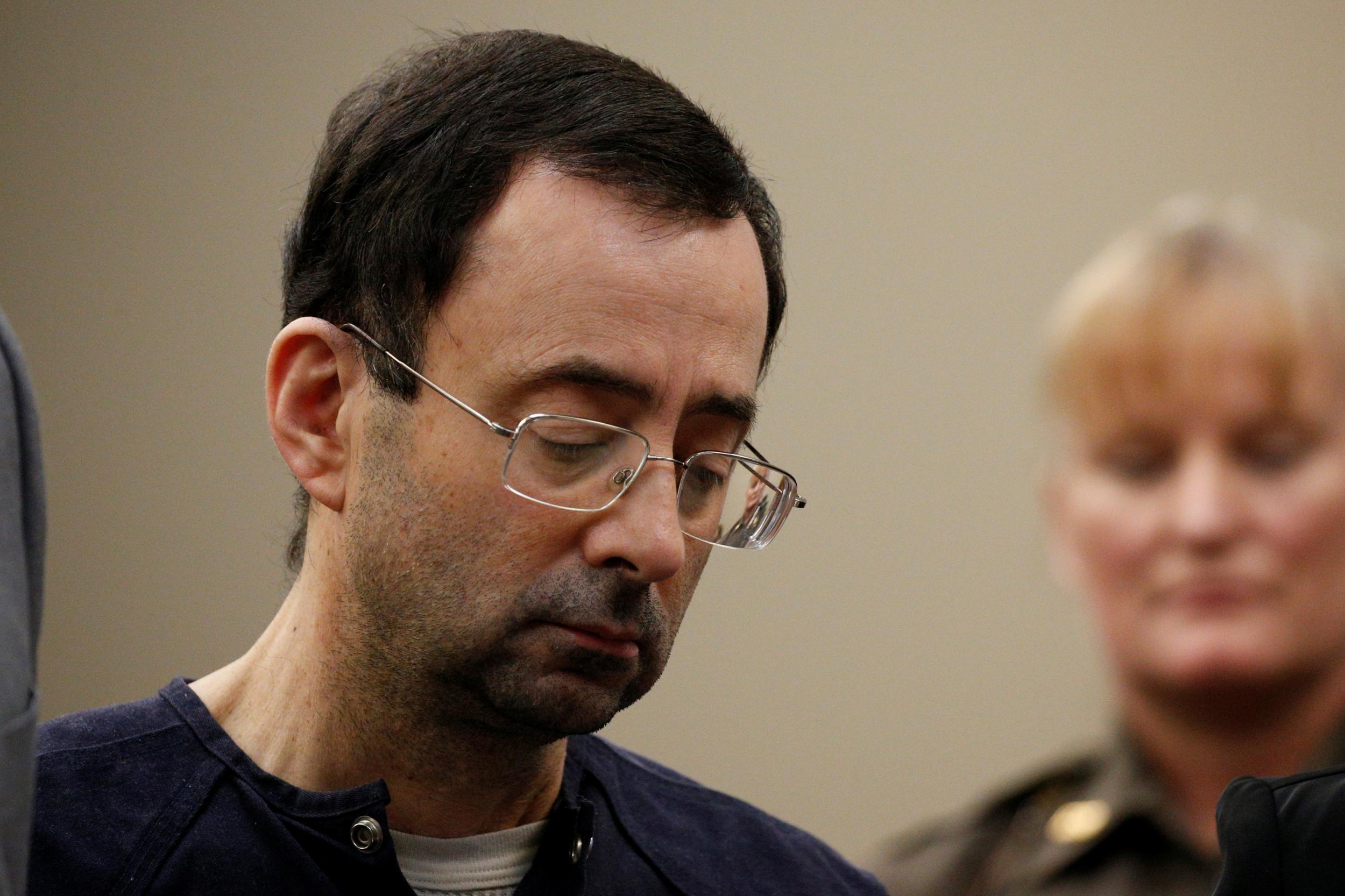 Larry Nassar, a former team USA Gymnastics doctor who pleaded guilty in November 2017 to sexual assault charges