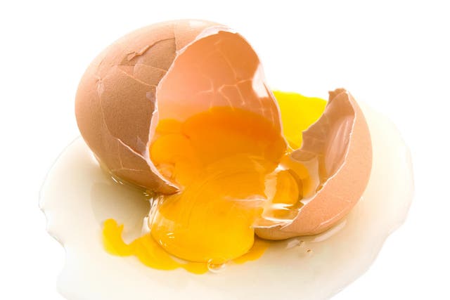 The woman asked whether it was safe to eat eggs that had been left open in the fridge overnight