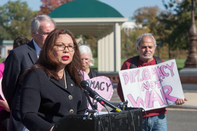 Democrat Tammy Duckworth will become the first sitting US senator to give birth while in office.