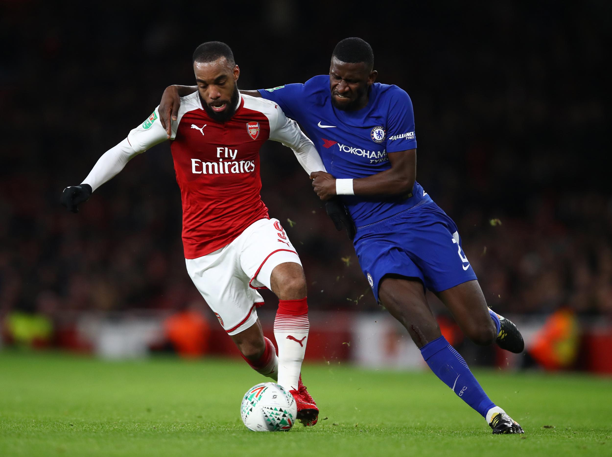 As usual, Lacazette was one of Arsenal's hardest-working players