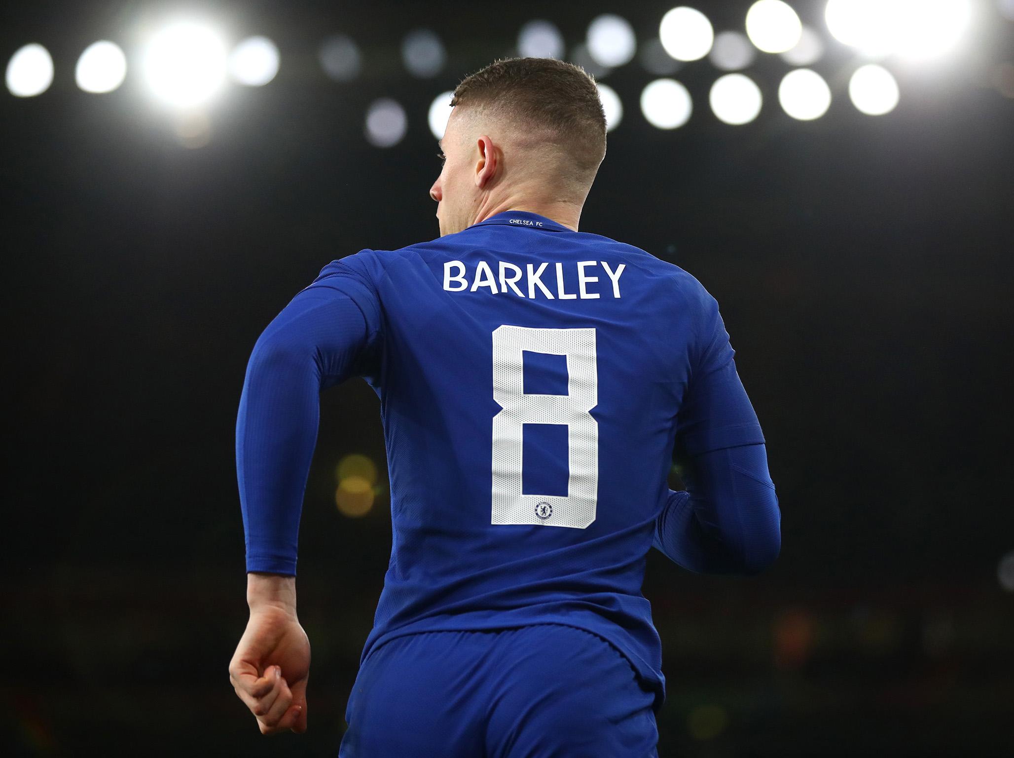 Ross Barkley has the weight of Frank Lampard's No8 on his back