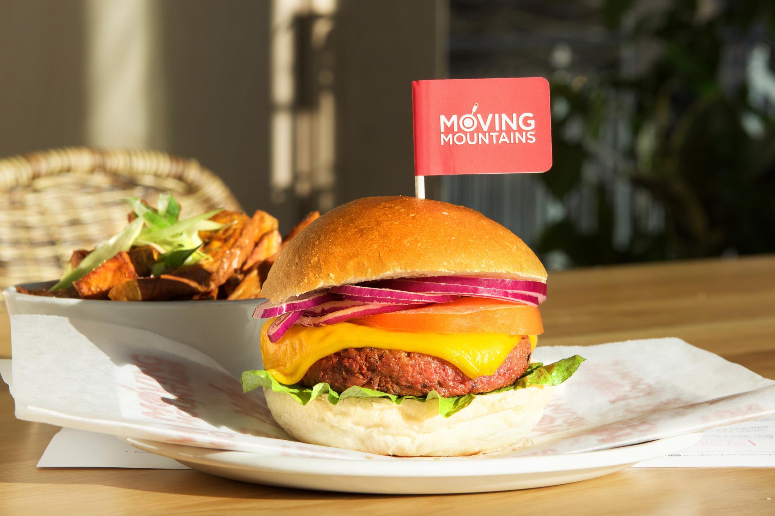 B12 burger launching into Mildreds