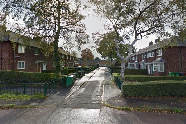 Police and paramedics were called to Somerton Avenue in Wythenshawe, Manchester