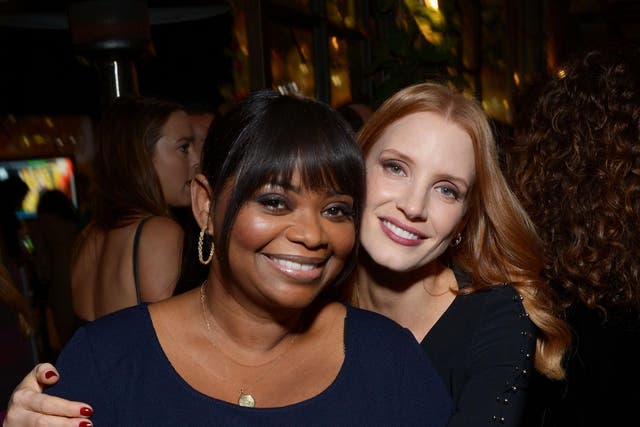 Octavia Spencer and Jessica Chastain, who both appeared in The Help