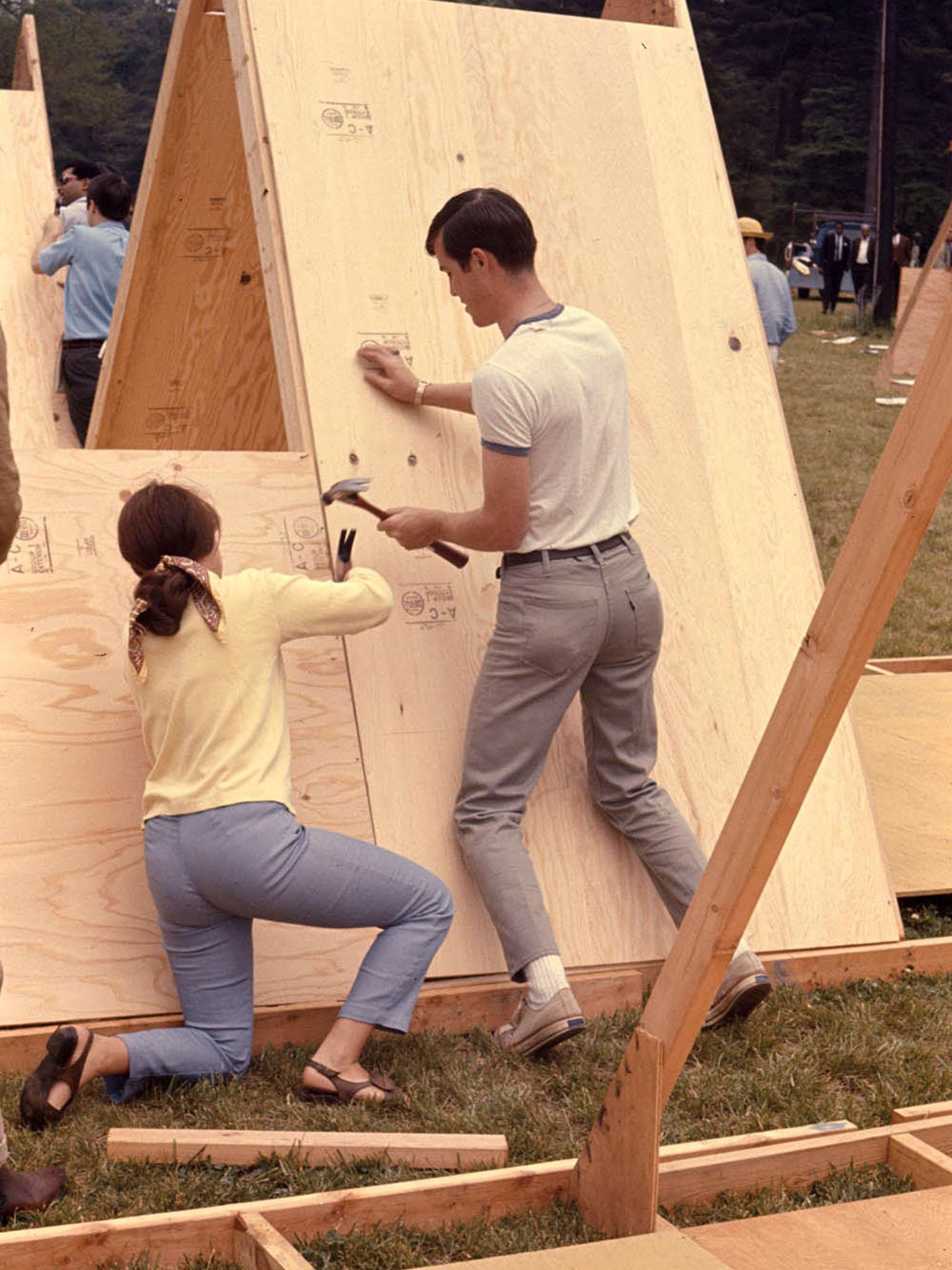 Freelance photographer Robert Houston's captured colour images from the Poor People's Campaign