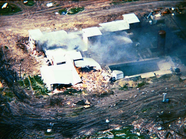 Waco, the aftermath: David Koresh and 75 followers died on 19 April 1993 when the FBI tried to storm their Mount Carmel Centre compound.  More Branch Davidians had died in the 28 February ATF raid that started the siege