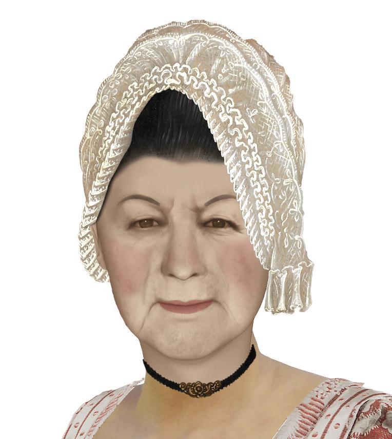 An artist’s impression of how researchers believe Anna Catharina Bischoff may have looked