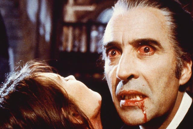 Christopher Lee as Count Dracula