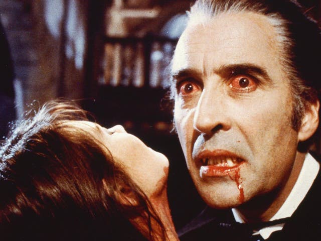 Christopher Lee as Count Dracula