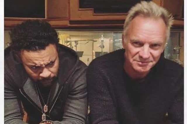 Shaggy and Sting. Credit: Twitter/@Consequence.