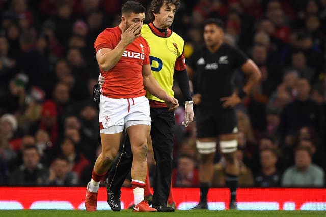 Rhys Webb has been ruled out of the Six Nations with a knee injury