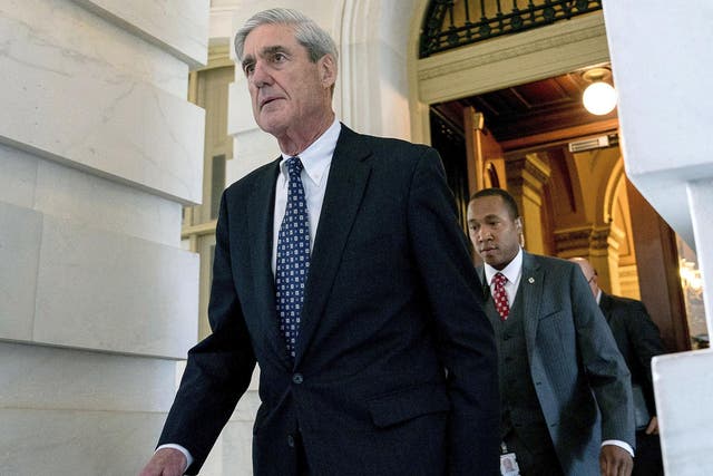 <p>Robert Mueller and his team are looking at alleged collusion with the Kremlin on the US election, but also Mr Trump’s business affairs</p>