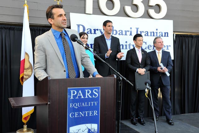Mr Liccardo pictured at an event in San Jose, California