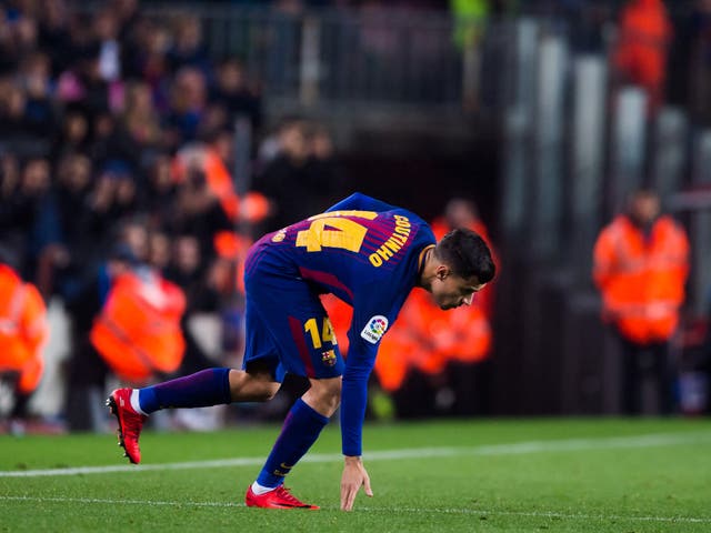 Philippe Coutinho made his debut in the 1-0 victory over Espanyol