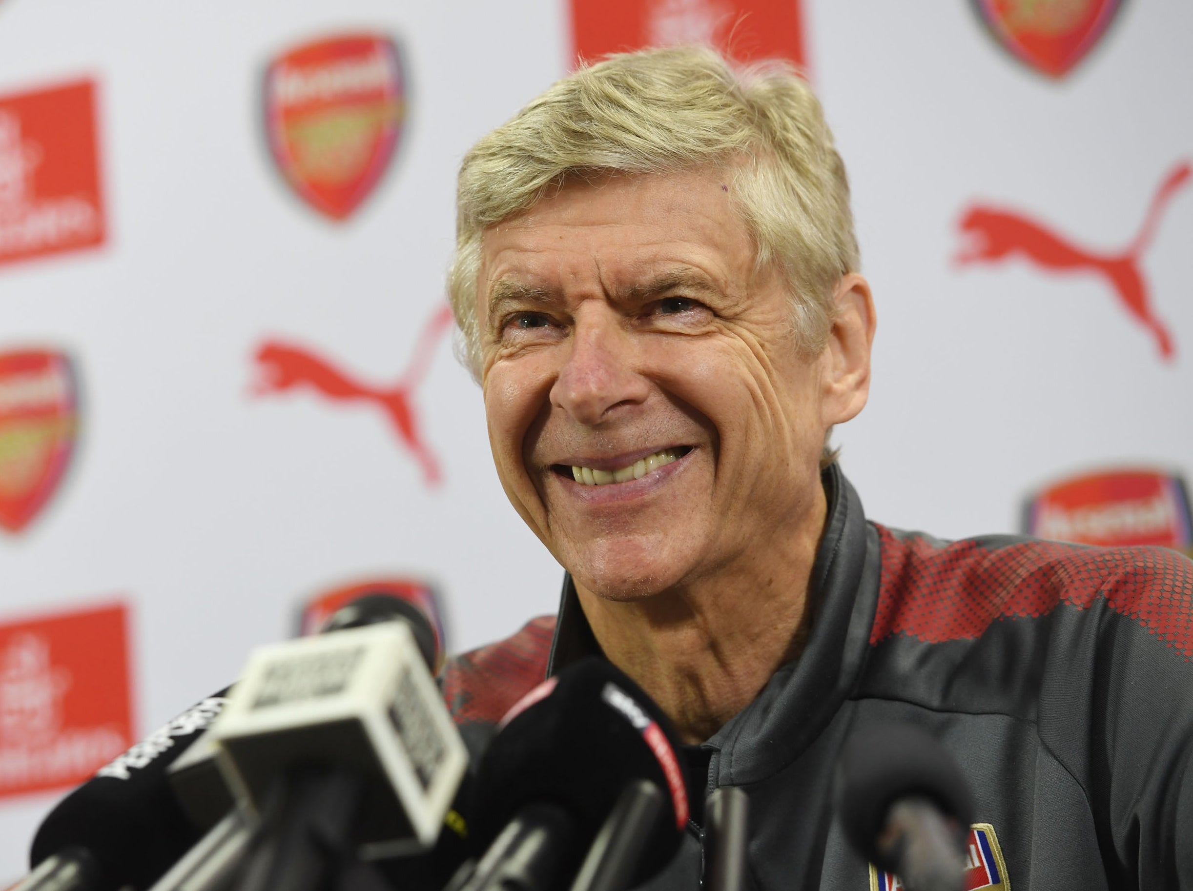 Arsene Wenger spoke to the press on Friday