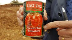 How did food from England end up in an Isis controlled area in Syria?