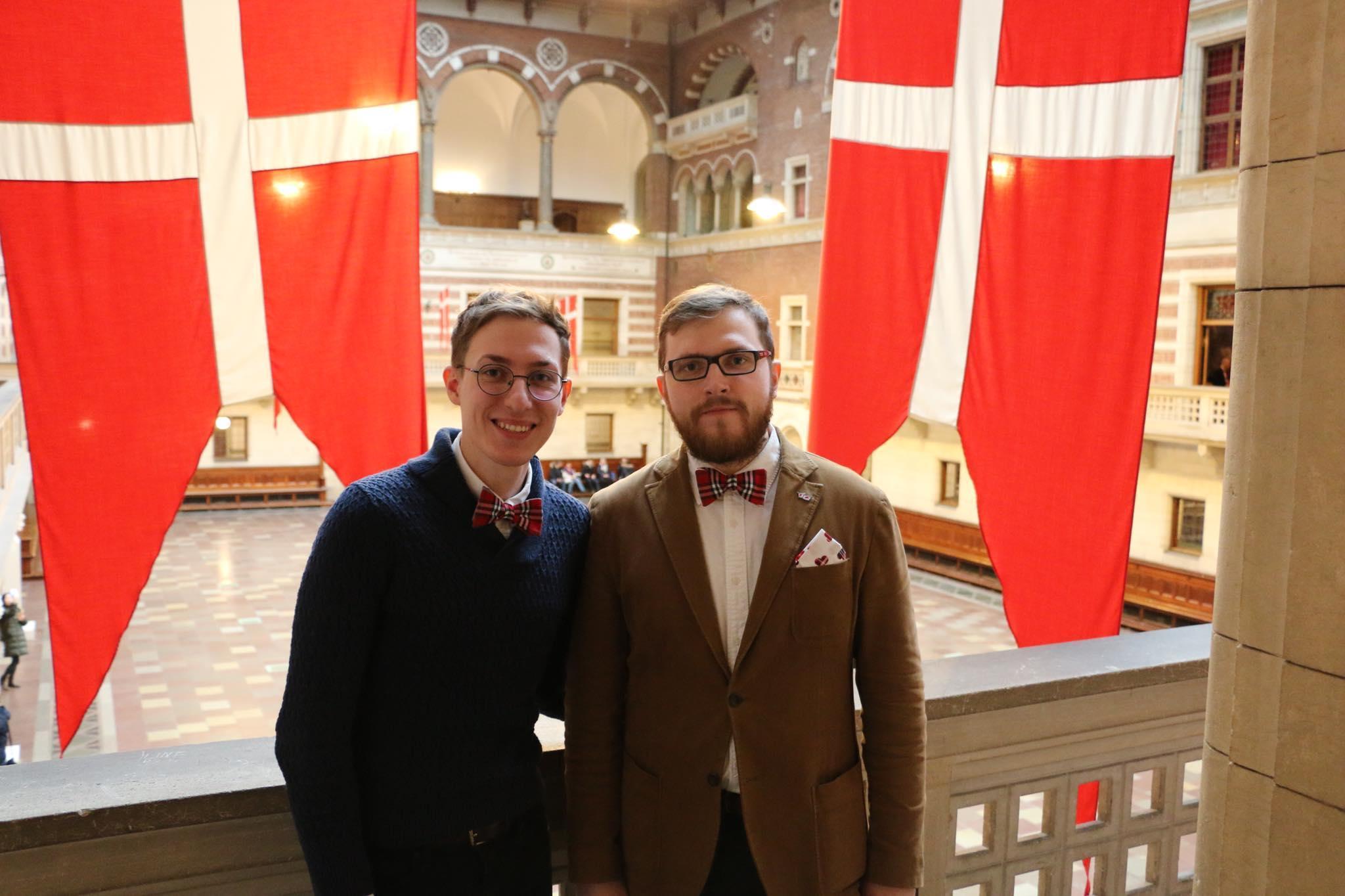 Eugene Wojciechowski (left) and Pavel Stotzko were surprised when their union was officially registered