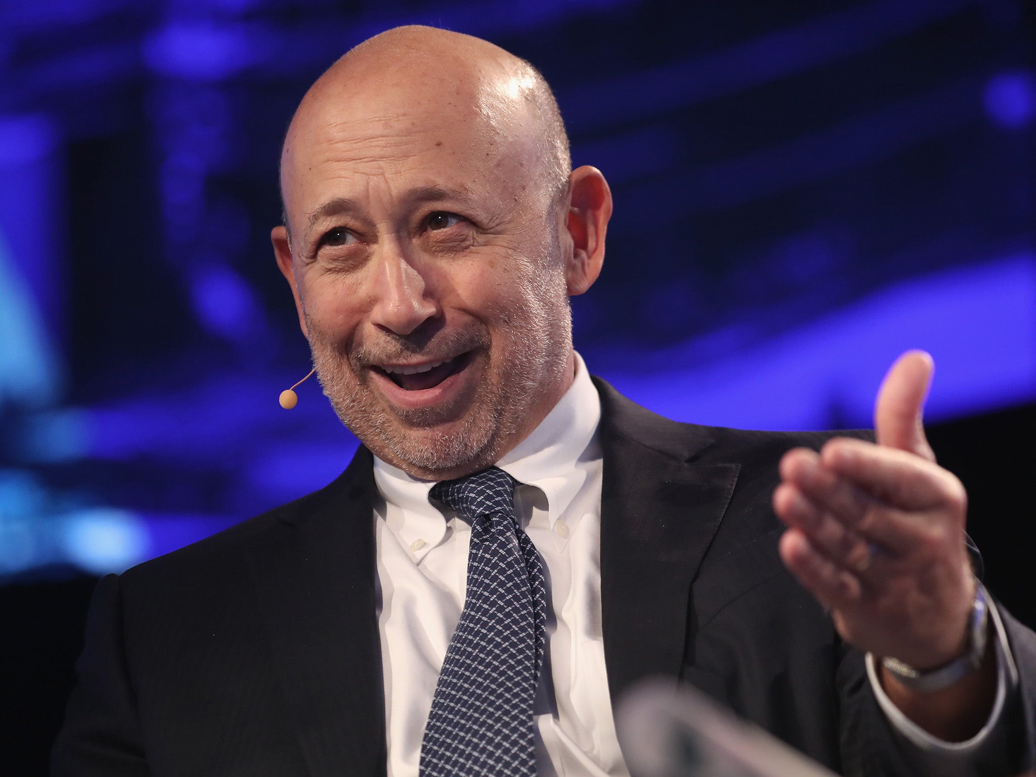 Mr Blankfein was born in the Bronx, where his father was a bakery truck driver turned post office mail sorter and his mother a receptionist
