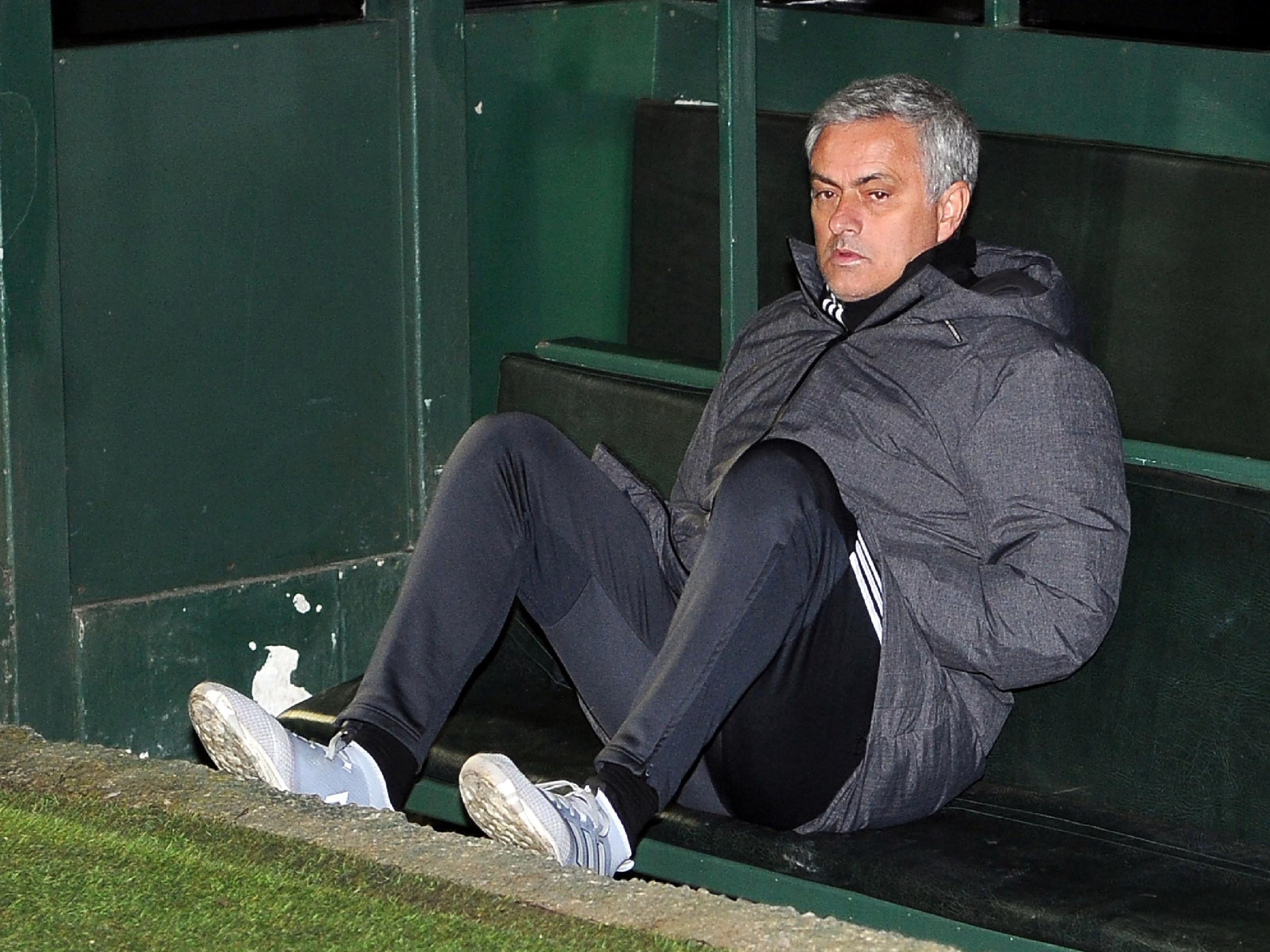 &#13;
Mourinho praised Sanchez's coolness during the game (Getty)&#13;