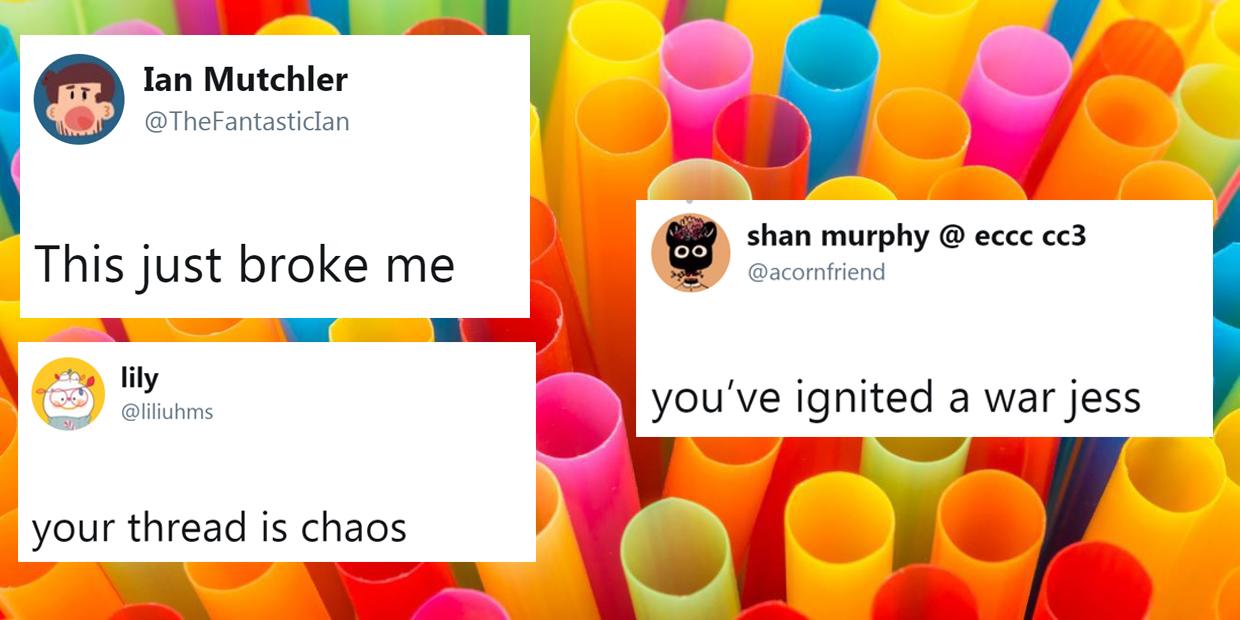 A question about straws is threatening to destroy the