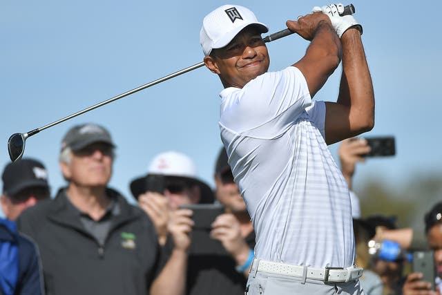 Tiger Woods hits a two-under round of 70 but was not happy with how he played