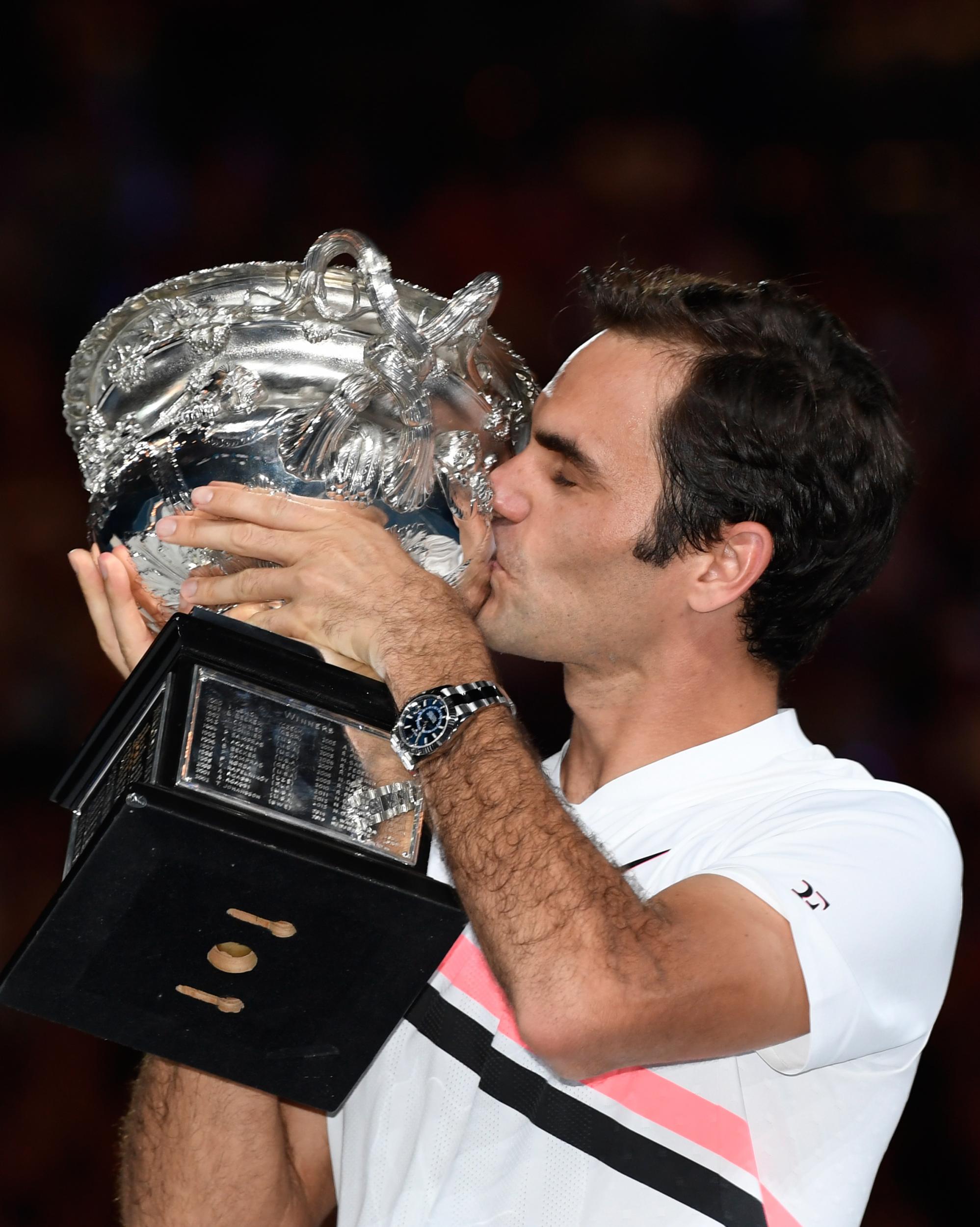 It was Federer's sixth Australian Open title