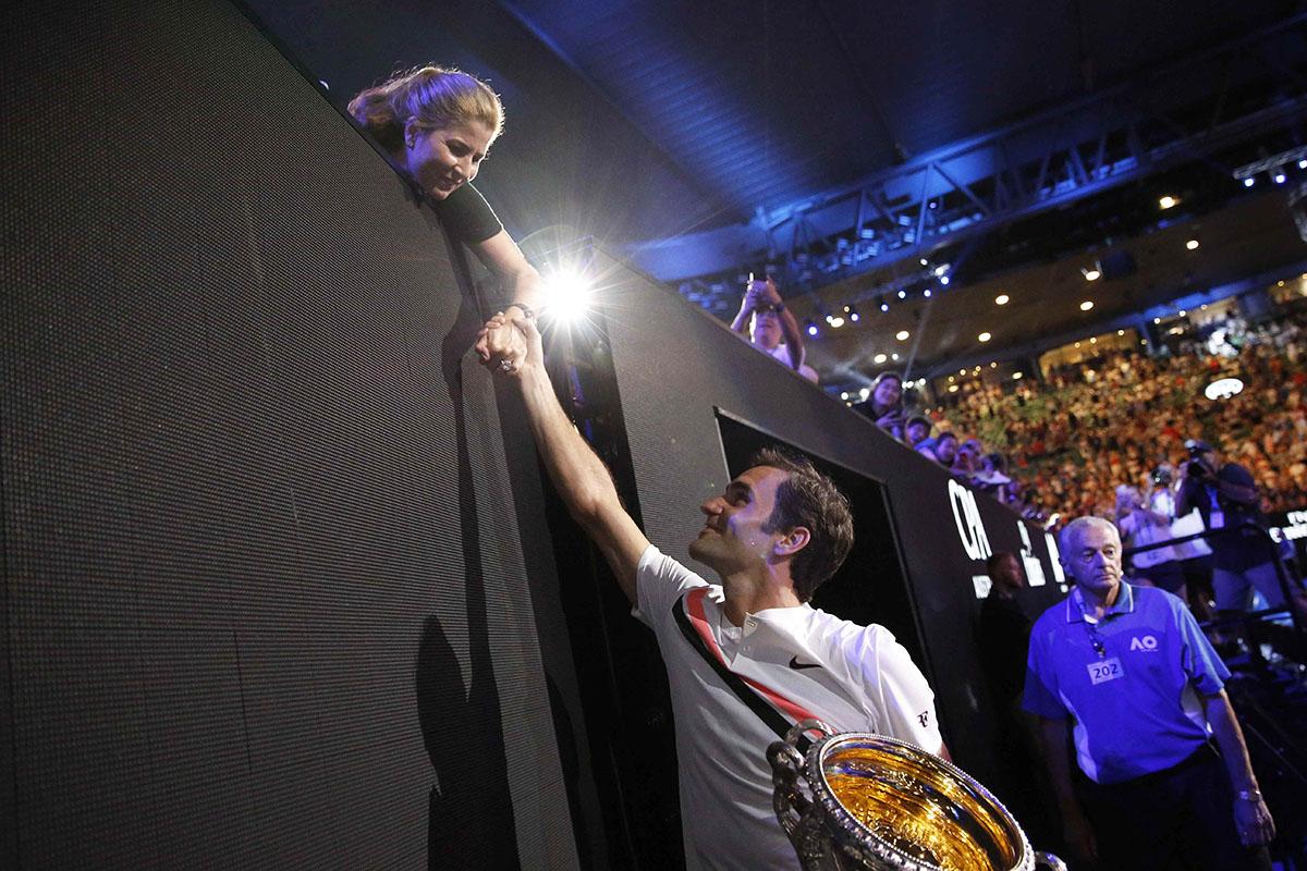 Federer was up until 3am doing post-match media commitments