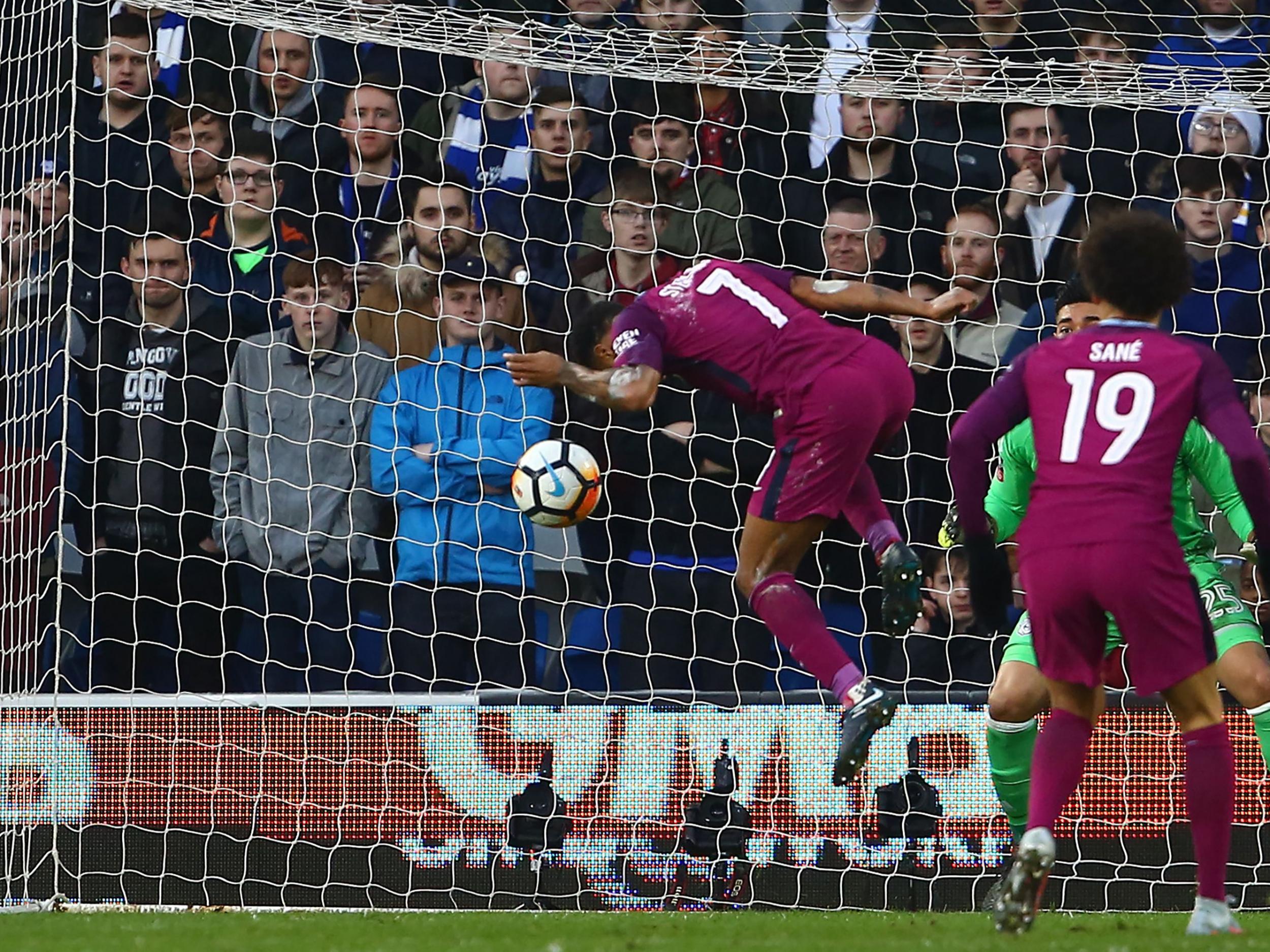 Sterling eventually got City's second