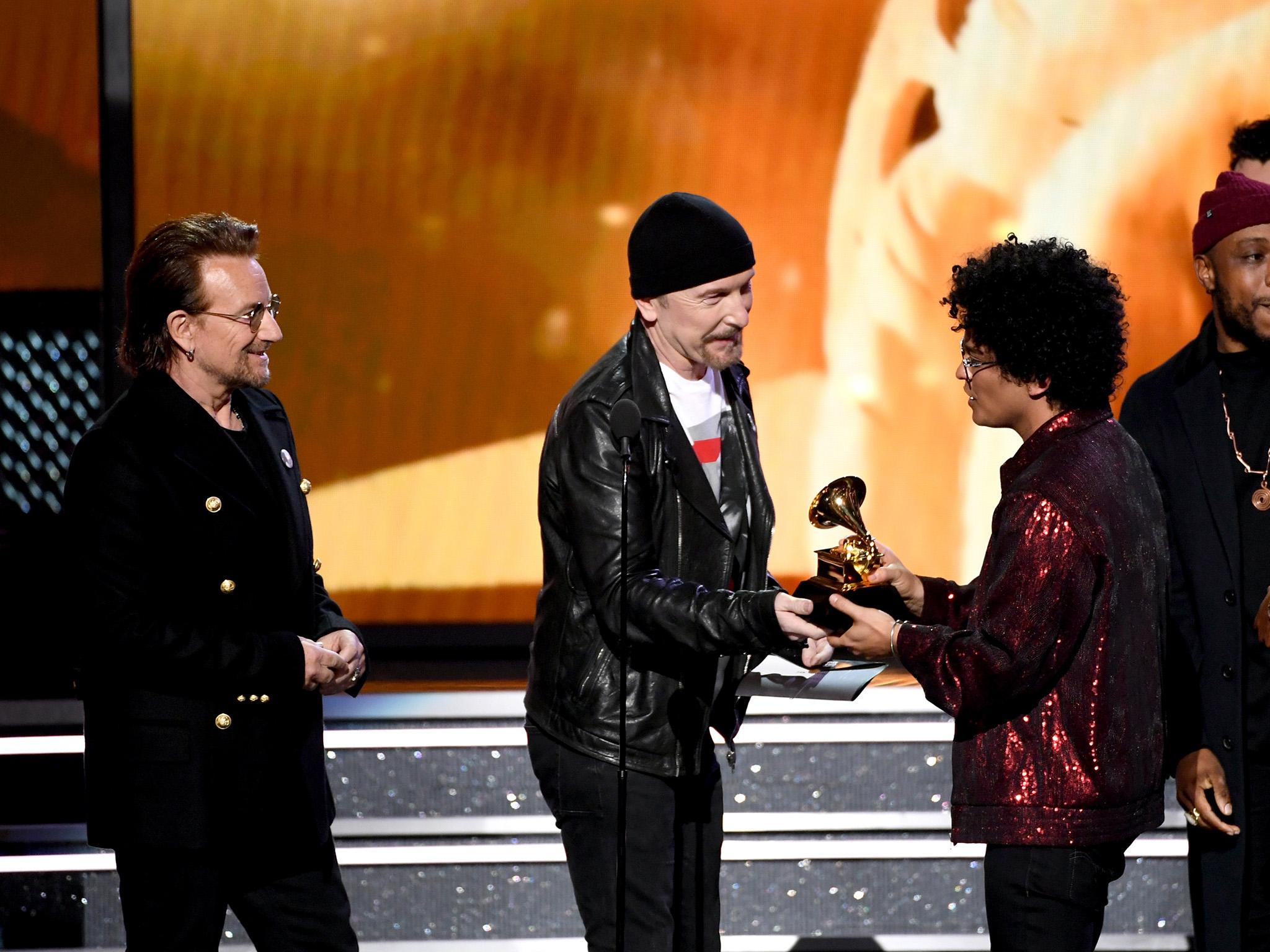 Bruno Mars Wins Grammy For Album Of The Year The Independent