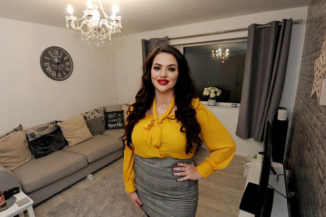 Jennie Crockart 21, from Yate in Bristol bought her first home independently last year just a month after she turned 20