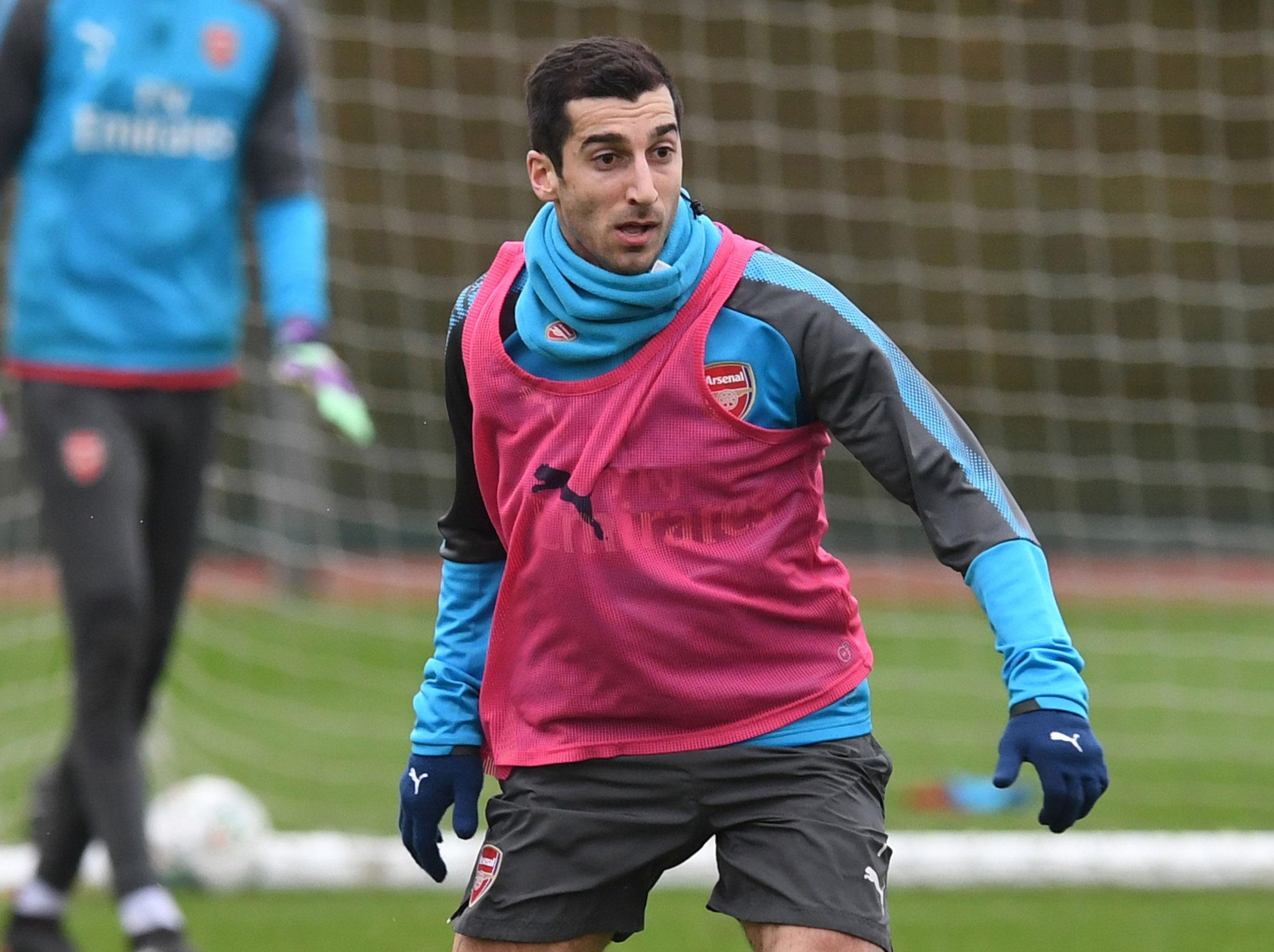 Henrikh Mkhitaryan is set to make his first appearance for the Gunners on Tuesday